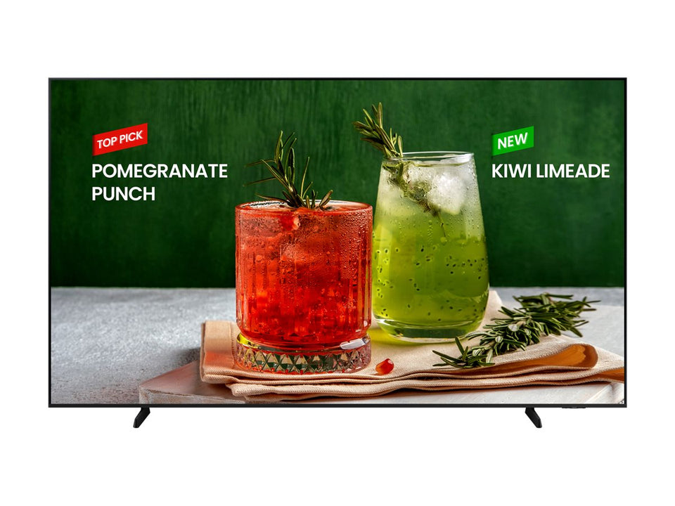 Samsung BE98D-H - 247.7 cm (98") Diagonalklasse BED-H Series LCD-TV mit LED-Hintergrundbeleuchtung - Crystal UHD - Digital Signage - Smart TV - Tizen OS - 4K UHD (2160p)
