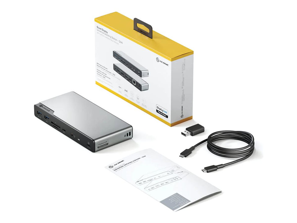 Alogic DV4 - Dockingstation - für Laptop - USB-C