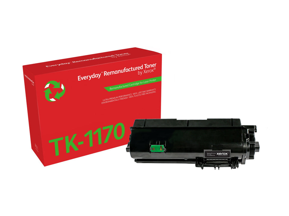 Xerox Everyday - Schwarz - kompatibel - Box - wiederaufbereitet - Tonerpatrone (Alternative zu: Kyocera TK-1170)