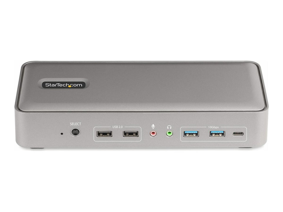 StarTech.com Dual-Laptop USB-C KVM Docking Station