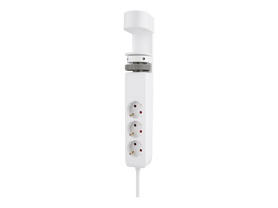 Neomounts Steckdosenleiste - USB-C + USB-A - Wechselstrom 230 V - 3680 Watt - Eingabe, Eingang Typ F - Ausgangsanschlüsse: 3 (2 x 24-poliger USB-C (PD)