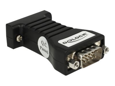 Delock Isolator 1 x Serial RS-232 DB9 female to 1 x Serial RS-232 DB9 male 3 kV
