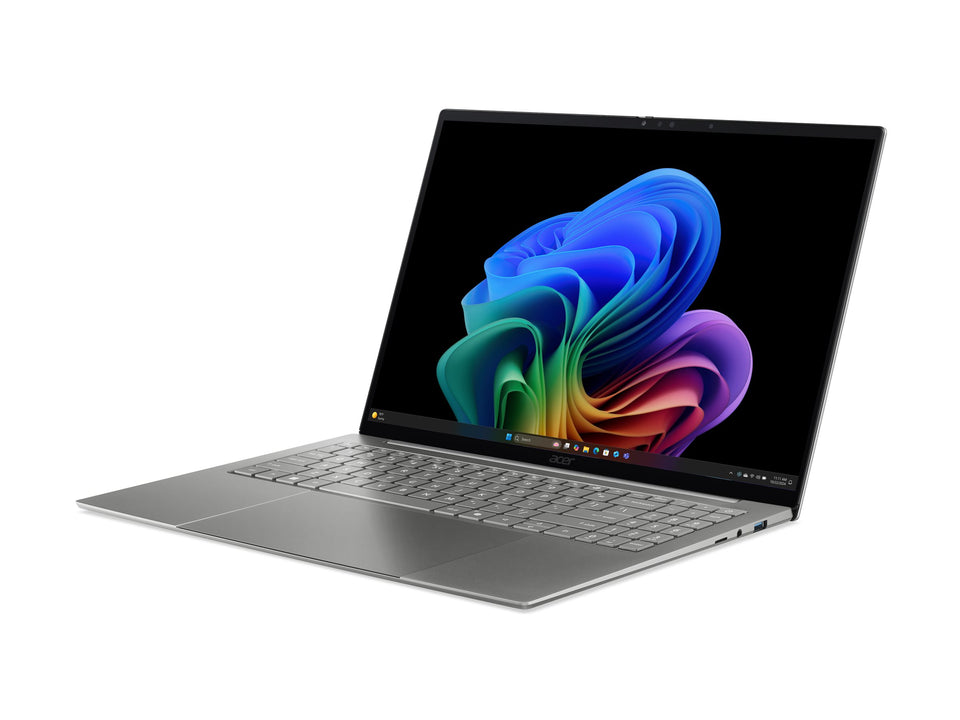 Acer Swift 16 AI SF16-71T - 180°-Scharnierdesign - Intel Core Ultra X9 388H / 2.1 GHz - Win 11 Home - Intel Arc Graphics B390 - 32 GB RAM - 1.024 TB SSD NVMe - 40.6 cm (16")