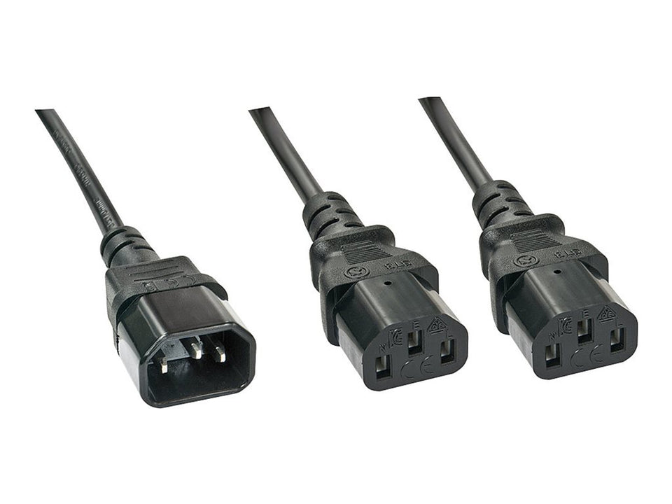 Lindy Netz-Splitter - IEC 60320 C14 zu power