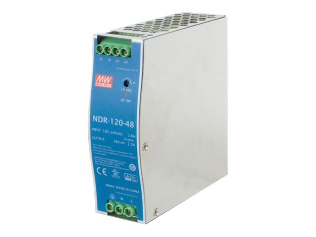 Planet MEAN WELL NDR-120-48 - Netzteil (DIN-Schienenmontage