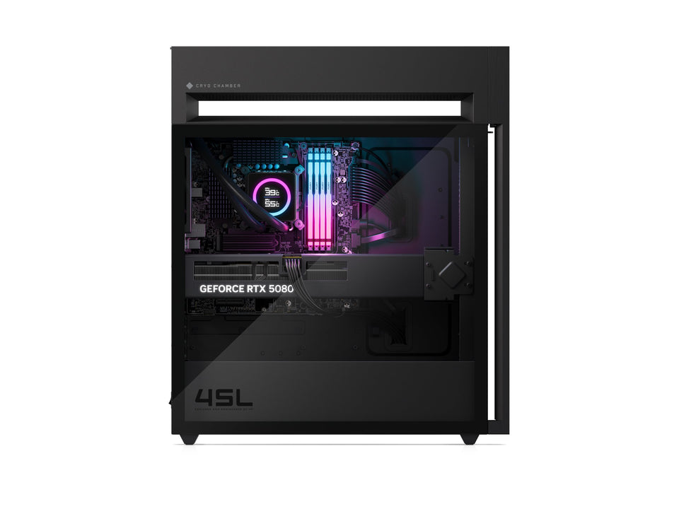 HP OMEN 45L by HP GT22-3795ng - microATX - Core Ultra 9 285K - RAM 64 GB - SSD 2 TB - NVMe - GeForce RTX 5080 - 1GbE, 2.5GbE, Wi-Fi 6E, Bluetooth 5.3 - WLAN: 802.11a/b/g/n/ac/ax (Wi-Fi 6E)