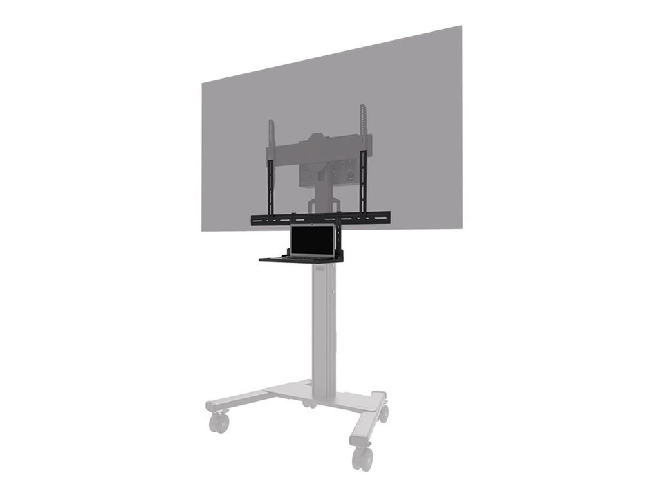 Neomounts AV45-500BL - Befestigungskit (Montageklammer, Regalverstärkung) - für Notebook - Universal - Schwarz - Bildschirmgröße: 109.2-279.4 cm (43"-110")