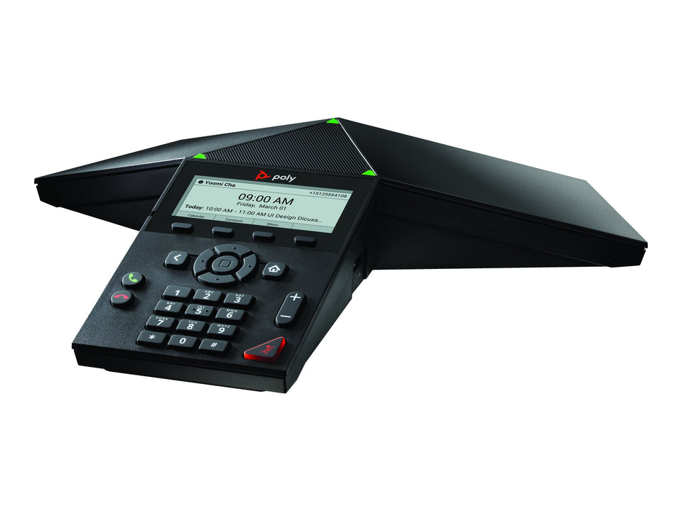 Poly HP Poly Trio 8300 NR - VoIP-Konferenztelefon - mit Bluetooth-Schnittstelle mit Rufnummernanzeige/Anklopffunktion - IEEE 802.11a/b/g/n (Wi-Fi)