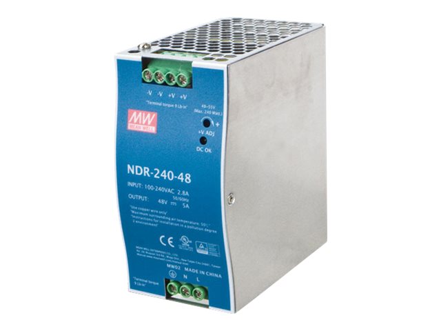 Planet MEAN WELL DR-240-48 - Netzteil (DIN-Schienenmontage