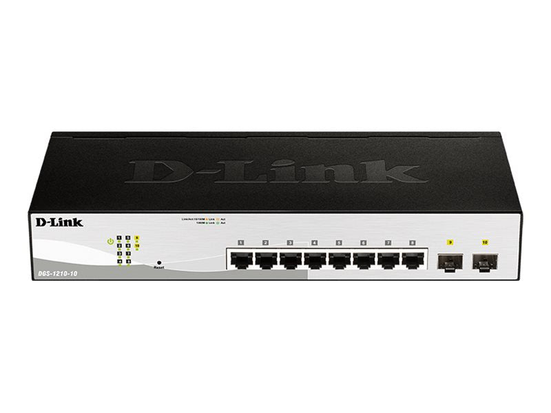 D-Link DGS 1210-10 - Switch - Smart - 8 x 10/100/1000