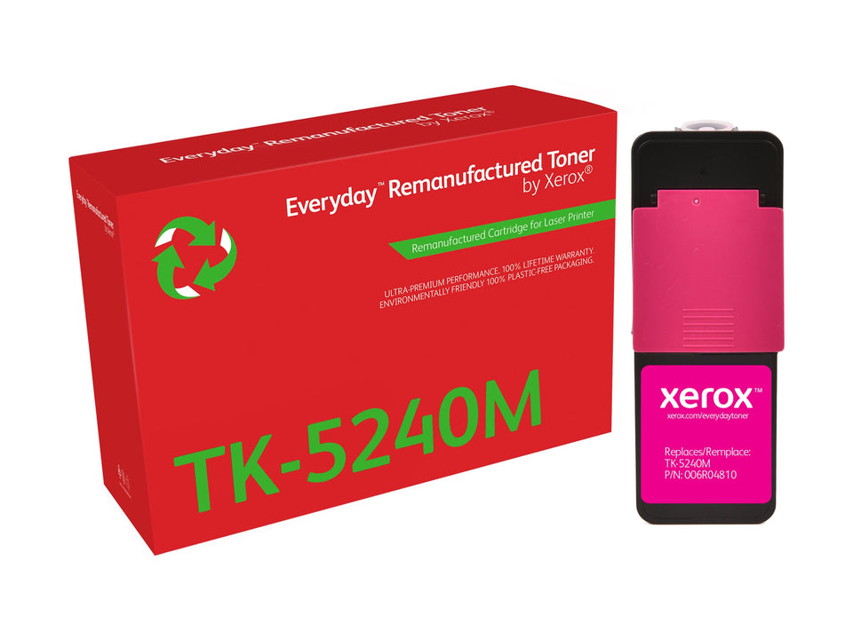 Xerox Everyday - Magenta - kompatibel - Box - wiederaufbereitet - Tonerpatrone (Alternative zu: Kyocera TK-5240M)
