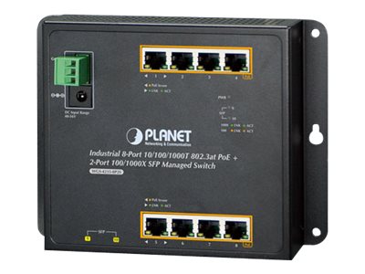 Planet WGS-4215-8P2S - Switch - managed - 8 x 10/100/1000 (PoE+)