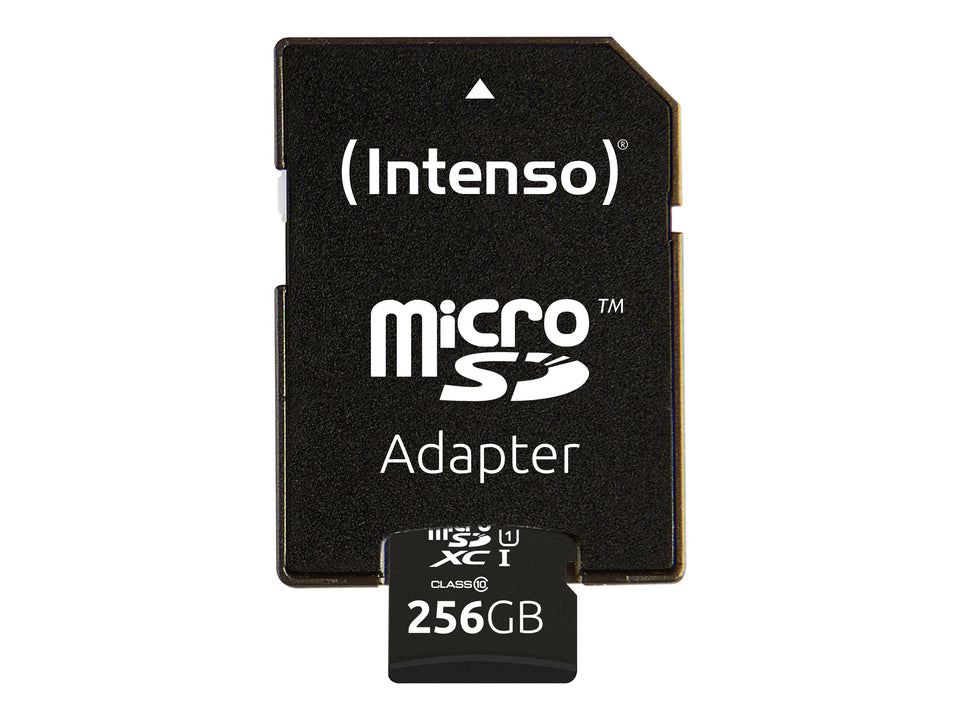 Intenso Premium - Flash-Speicherkarte (microSDXC-an-SD-Adapter