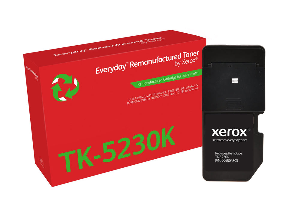 Xerox Everyday - Schwarz - kompatibel - Box - wiederaufbereitet - Tonerpatrone (Alternative zu: Kyocera TK-5230K)