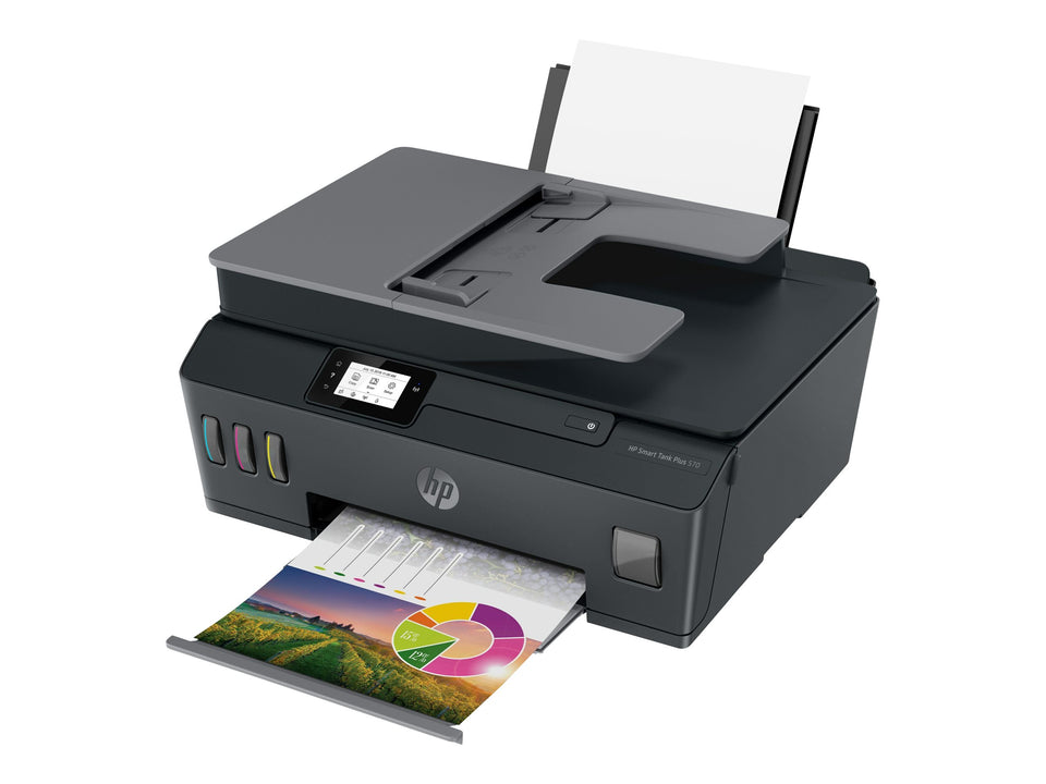 HP Smart Tank Plus 570 Wireless All-in-One - Multifunktionsdrucker - Farbe - Tintenstrahl - wiederbefüllbar - Legal (216 x 356 mm)