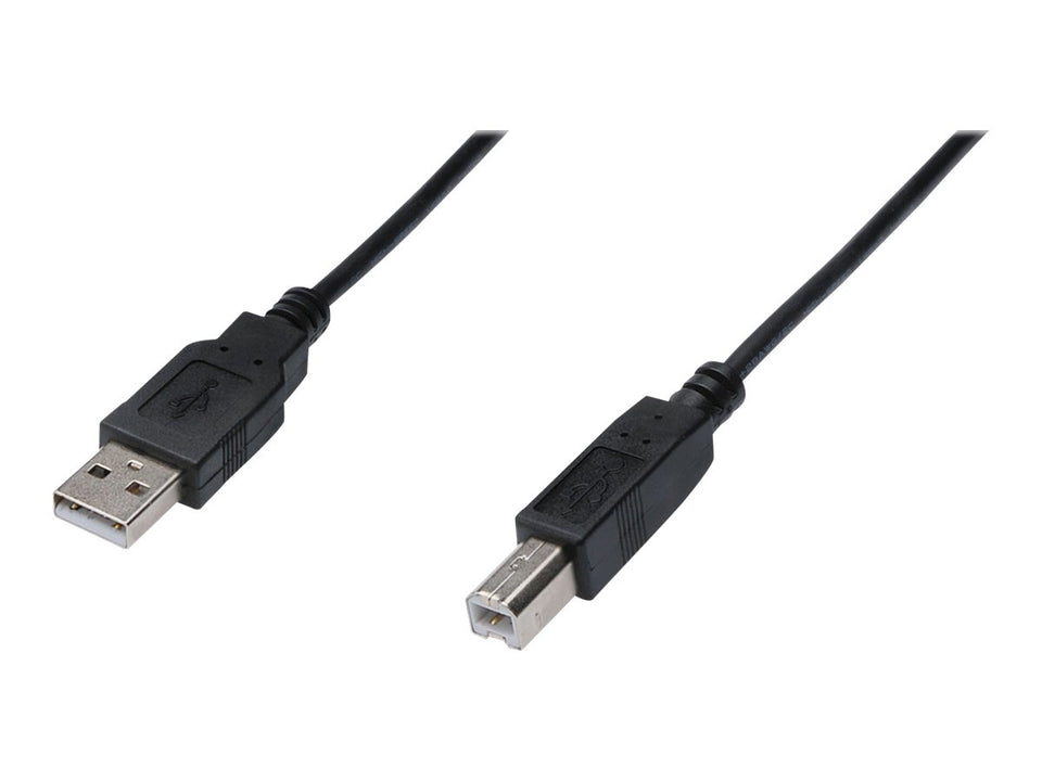 DIGITUS USB-A  USB-B Anschlusskabel, 1,8m