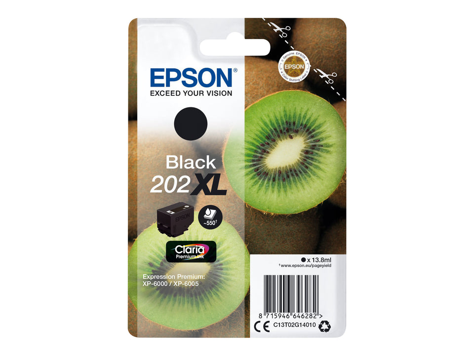 Epson 202XL - 13.8 ml - Schwarz - original