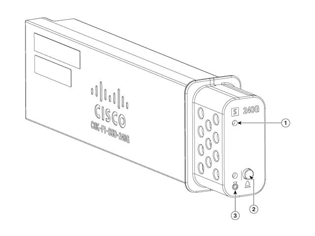 Cisco SSD - 240 GB - Hot-Swap - USB 3.0 - für