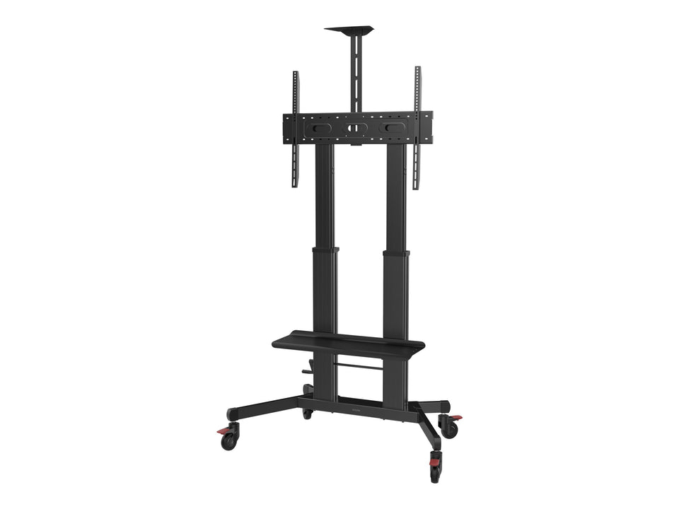 Vision X-Series VFM-F27 - Wagen - Höhe einstellbar - für LCD-Display - Stahl, Aluminium - mattschwarz - Bildschirmgröße: 139.7-254 cm (55"-100")