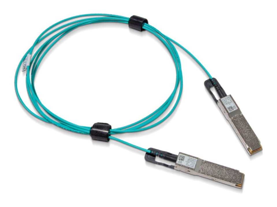 NVIDIA 200GBase-AOC Direktanschlusskabel - QSFP56 zu QSFP56 - 5 m - 5 m - Glasfaser - Active Optical Cable (AOC)
