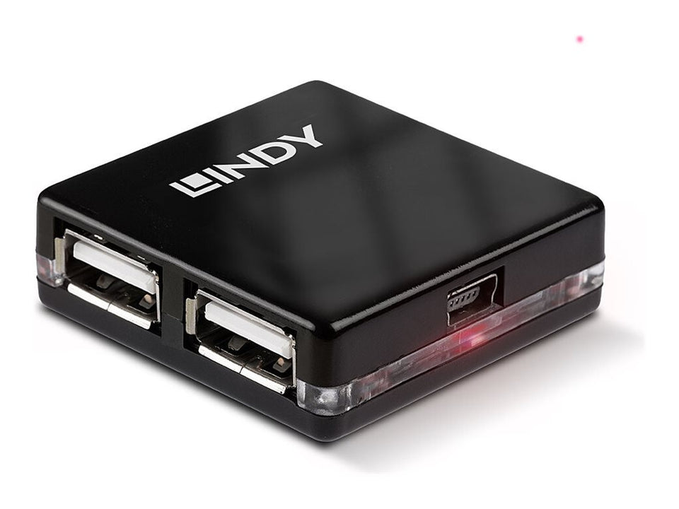 Lindy 4 Port USB 2.0 Mini Hub - Hub - 4 x USB