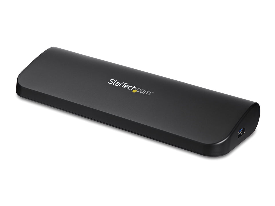 StarTech.com USB3SDOCKHDV USB Dockingstation, USB 3.0, dual Monitor, HDMI&reg; & DVI/ VGA, RJ45 Ethernet Port, kompatibel mit Windows/macOS (USB3SDOCKHDV)