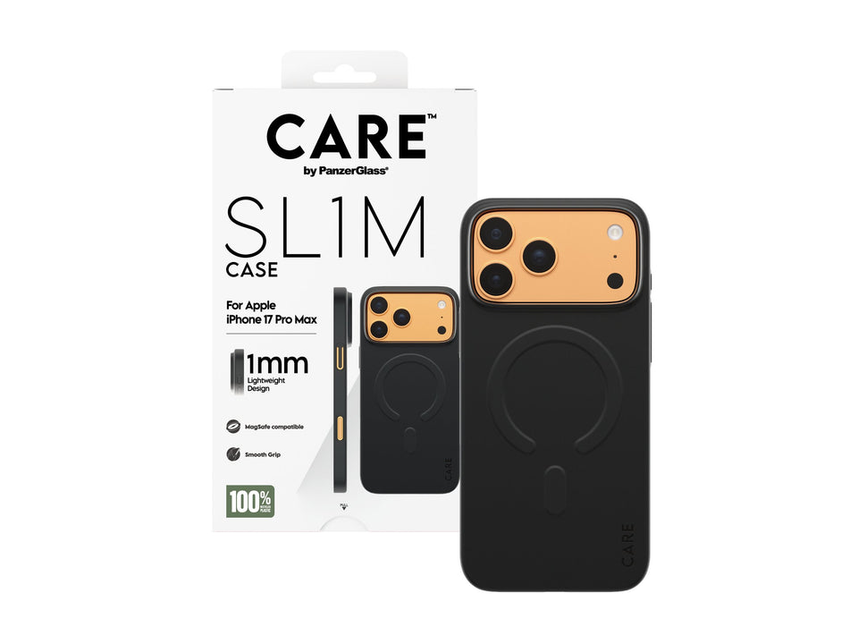PanzerGlass CARE by PanzerGlass SL1M - Hintere Abdeckung für Mobiltelefon - MagSafe-Kompatibilität - Polycarbonat (PC)