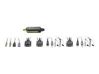 LevelOne KVM-0260 - KVM-/Audio-Switch - 2 x KVM/Audio
