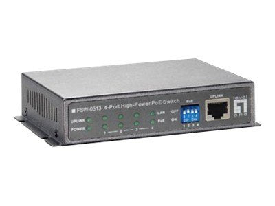 LevelOne FSW-0513 - Switch - 4 x 10/100 (PoE)