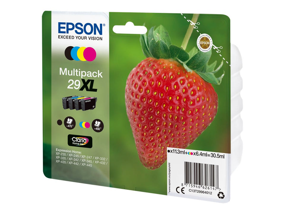 Epson 29XL Multipack - 4er-Pack - XL - Schwarz
