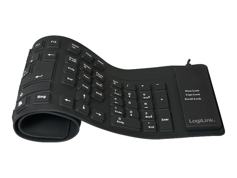 LogiLink Flexible Waterproof - Tastatur - PS/2