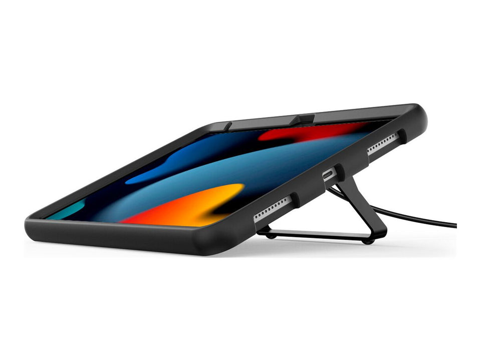 Compulocks iPad 10.9" 10th Gen Secured Kickstand - Stoßstange für Tablet - Ständer - Gummi - Schwarz - für Apple 10.9-inch iPad (10. Generation)