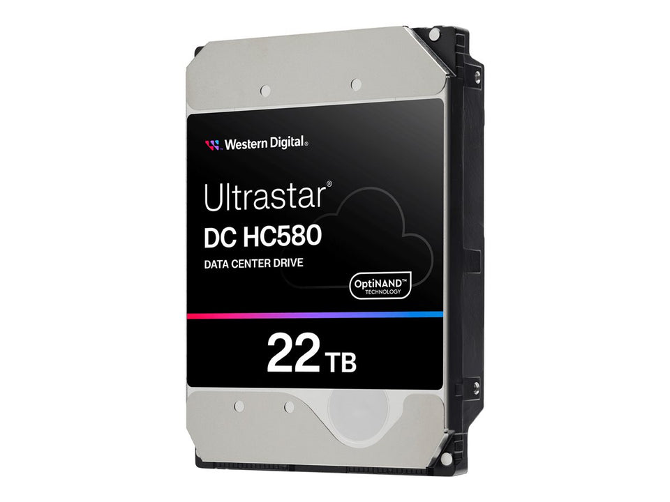 WD Ultrastar DC HC580 WUH722422ALE6L1 - Festplatte - verschlüsselt - 22 TB - intern - 3.5" (8.9 cm)