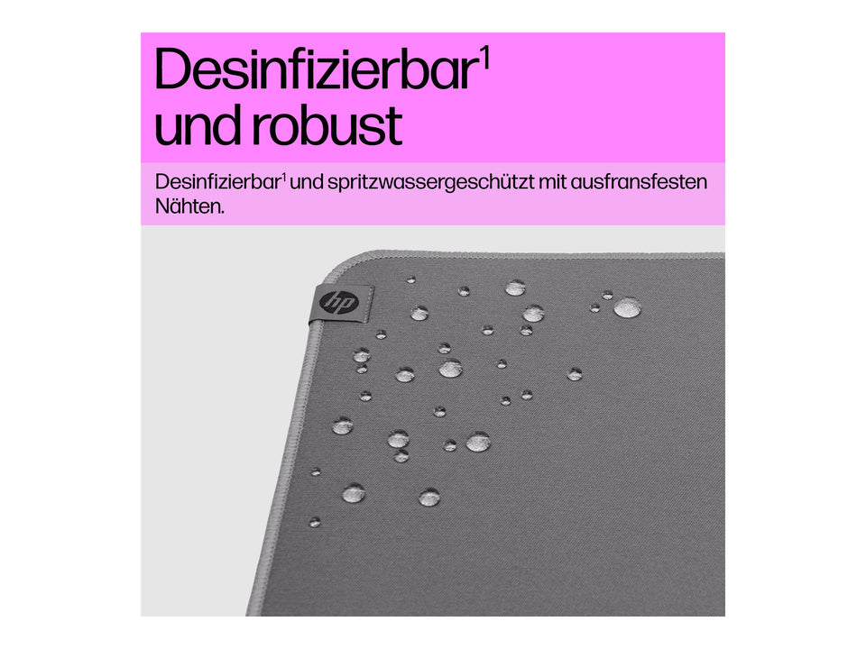 HP 105 - Mauspad - desinfizierbar - Grau