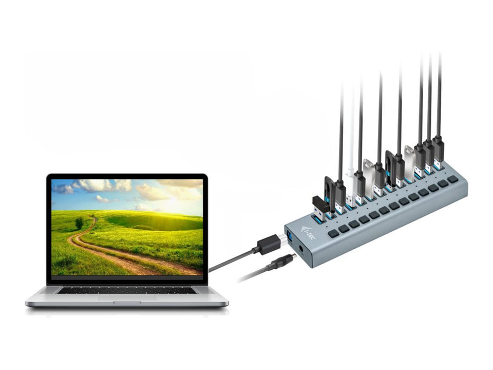 i-tec USB 3.0 Charging HUB 13 port + Power Adapter