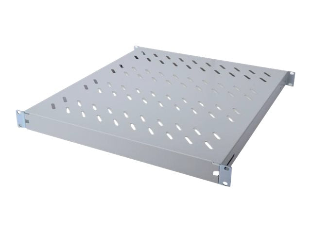 DIGITUS Fachboden mit variablen Befestigungsschienen zum Festeinbau in 483 mm (19")-Schränke