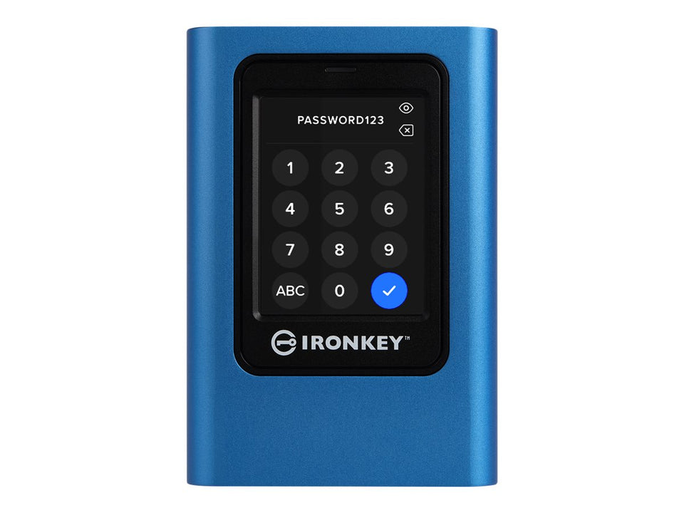 Kingston IronKey Vault Privacy 80 - SSD - verschlüsselt - 7.68 TB - extern (tragbar)