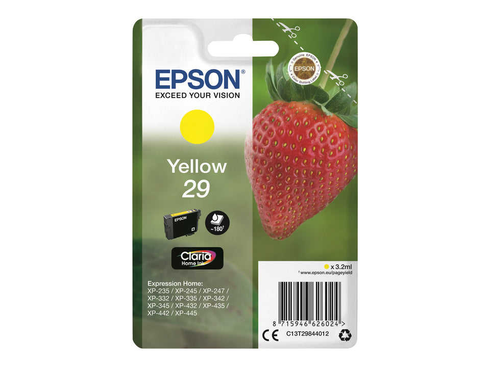 Epson 29 - 3.2 ml - Gelb - original - Blisterverpackung