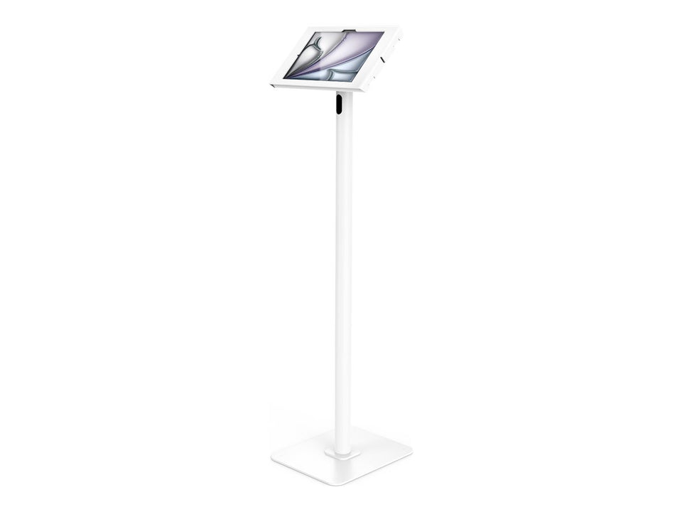 Compulocks Ständer-Kit - freiliegende Front-/Rückkamera und Sensoren - für Flachbildschirm / Tablet-Gehäuse - verriegelbar - hochwertiges Aluminium - weiß - Bildschirmgröße: 27.9 cm (11")