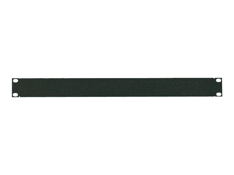 LogiLink Rack - Leerkonsole - RAL 9005, Schwarz - 1U - 48.3 cm (19")
