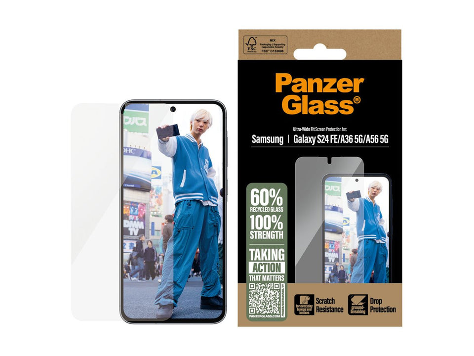 PanzerGlass Bildschirmschutz für Handy - ultrabreite
