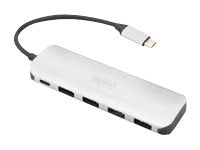 DIGITUS USB Typ-C 4-Port Hub (USB 3.0) + PD