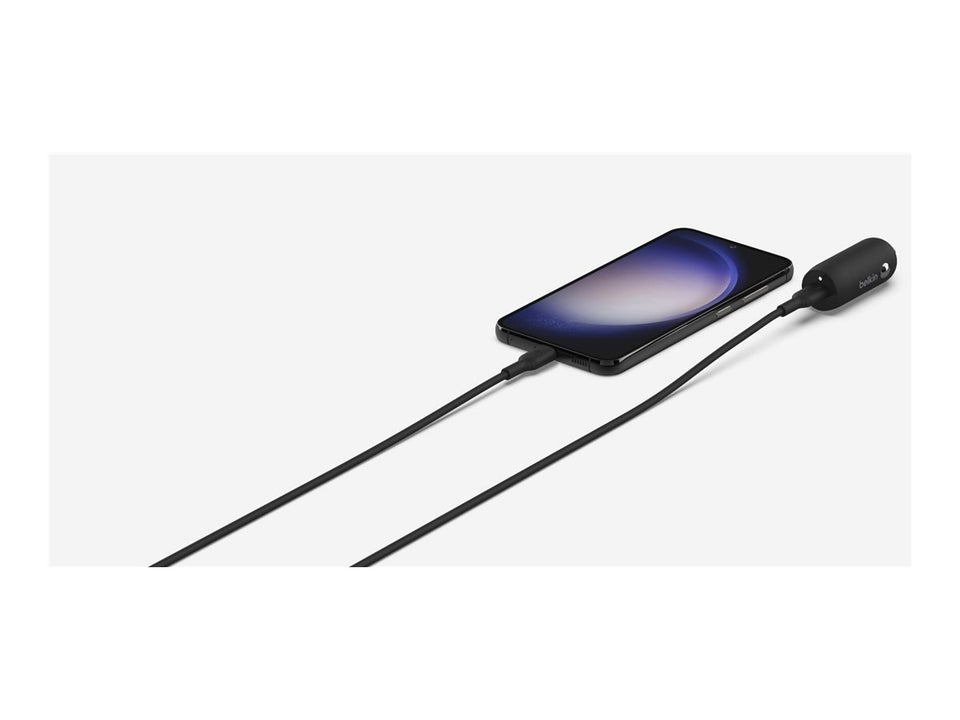 Belkin BoostCharge - Auto-Netzteil - 30 Watt - 3 A - Fast Charge, Power Delivery 3.1 (USB-C)