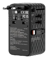 Verbatim Charge 'n' Travel - Netzteil - GaN III, universell - 70 Watt - 10 A - Power Delivery 3.0 + PPS, QC 3.0, QC 4.0+, USB BC 1.2, AFC - 4 Ausgabeanschlussstellen (USB-C, USB)