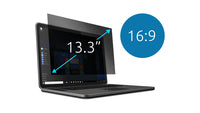 Kensington Blickschutzfilter für Notebook - 2-Wege - abnehmbar - Kleber, Scharnierlaschen - 39.6 cm (15.6")