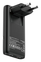Verbatim Fold 'n' Go - Netzteil - GaN - 65 Watt - 3.25 A - Power Delivery 3.0 + PPS - 2 Ausgabeanschlussstellen (USB-C)