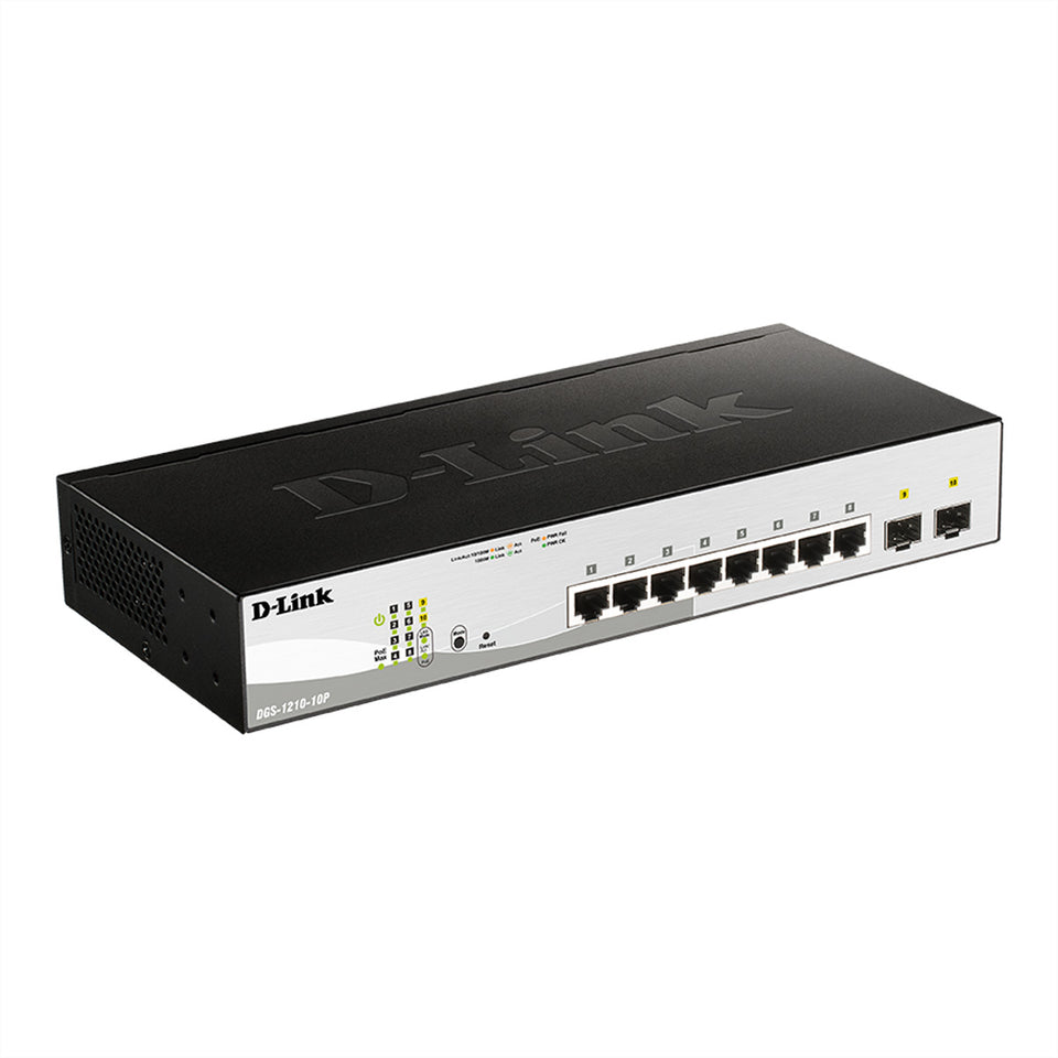 D-Link Switch DGS-1210-10P E DGS121010P DGS-1210-10P/E - Switch - Glasfaser (LWL)