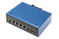 DIGITUS Switch - industriell - managed - 4