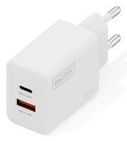 DIGITUS USB Charger 20W, 1x USB-C, 1x USB-A