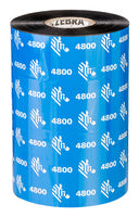Zebra 4800 Resin - Schwarz - 80 mm x 450 m
